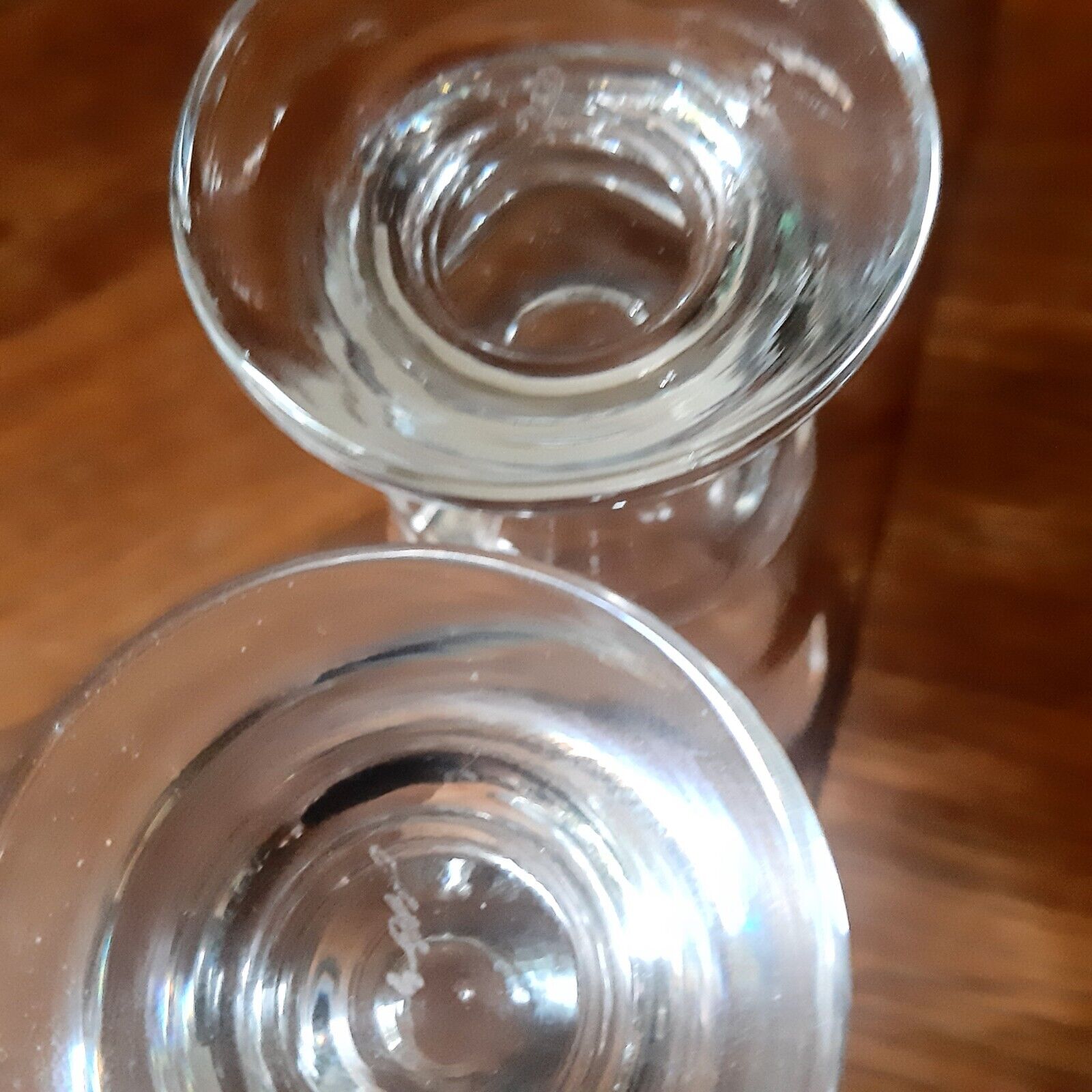 2 TIVOLI Cordial Schnapps Shot Akvavit Glasses 105 cm PER LUTKEN HOLMEGAARD