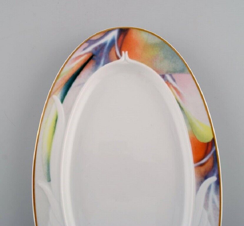 Paul Wunderlich for Rosenthal Mythos serving dish in porcelain 1980s / 90s