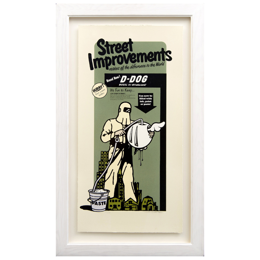 D*Face aka Dean Stockton - "Street Improvements 1 (D-Dog)" - Limited Edition