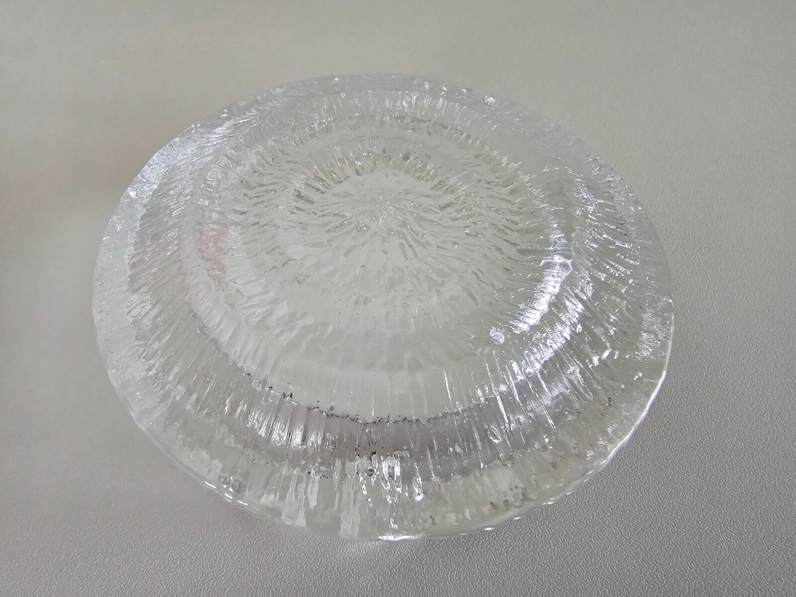 Rare Iittala Solaris Finlandia ashtray design by Tapio Wirkkala