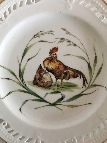 Royal Copenhagen Flora Danica Plate No 3584 Antique from 1860-1880