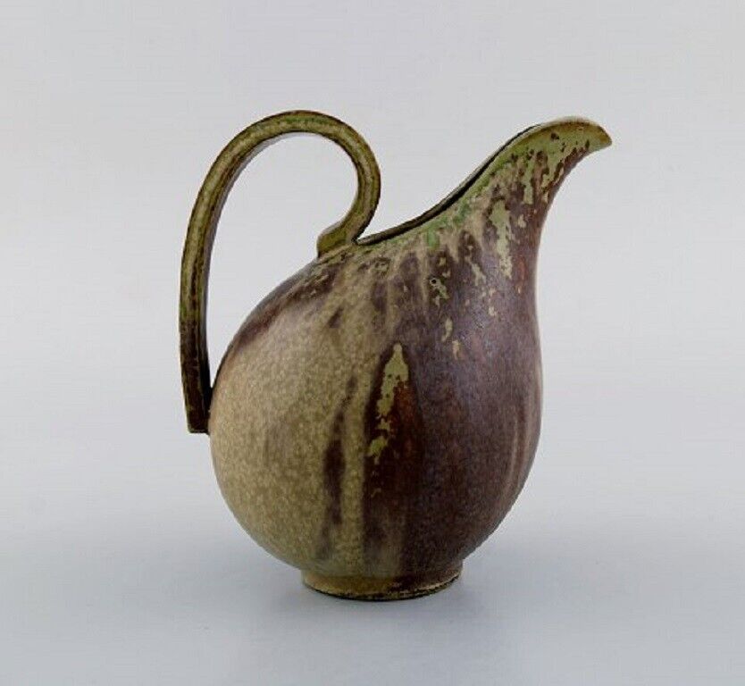 Arne Bang Jug with handle in glazed ceramics 1940/50's