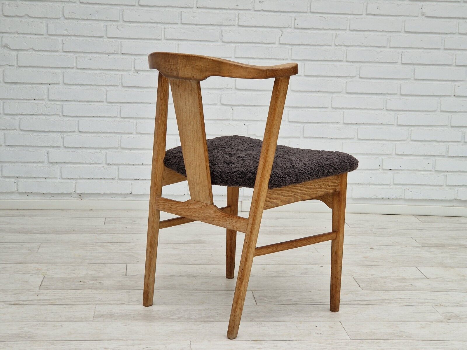 1960s Danish design by Henning Kjærnulf set of 4 dinning chairs oak wood