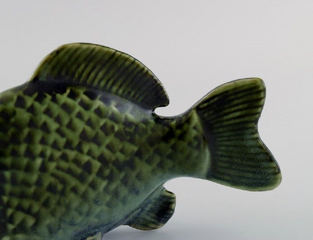 Sven Wejsfelt (1930-2009) for Gustavsberg Unique Stim fish in glazed ceramics