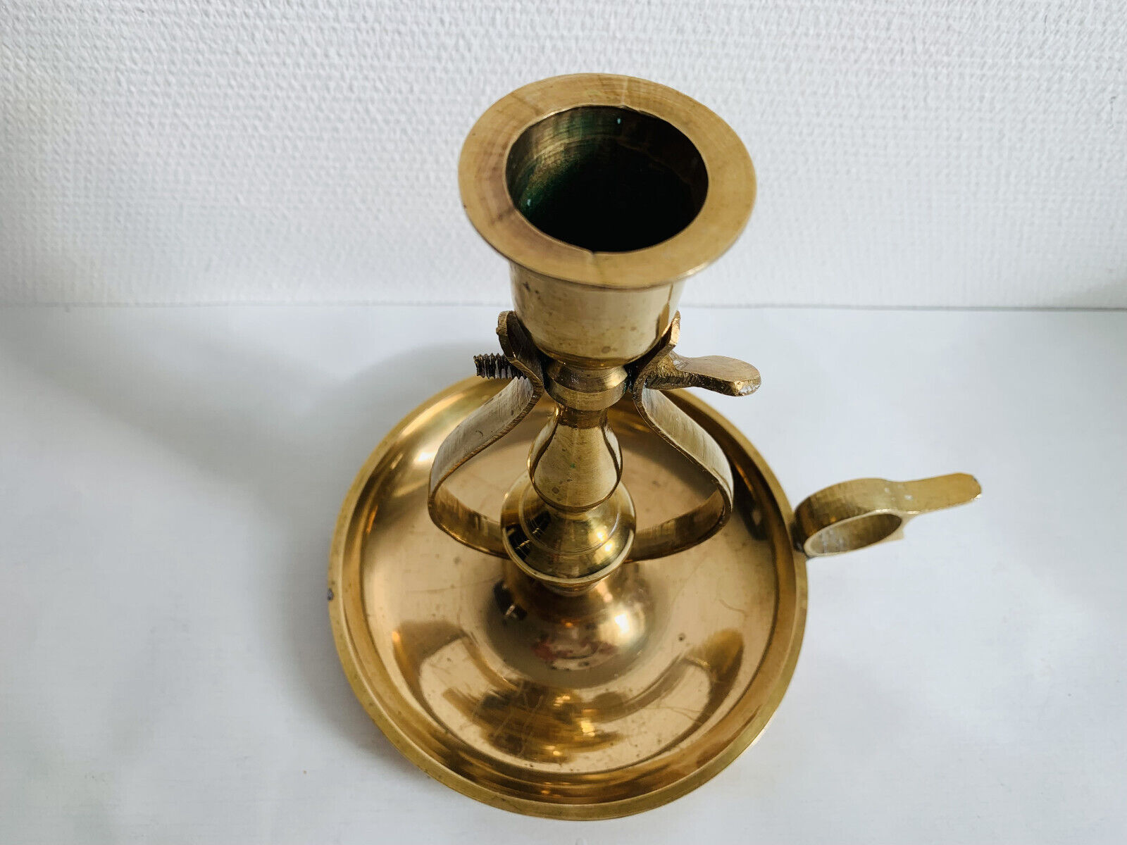 Vintage Candle Holder Chamberstick Retro Candle Holder Indian Candleholder