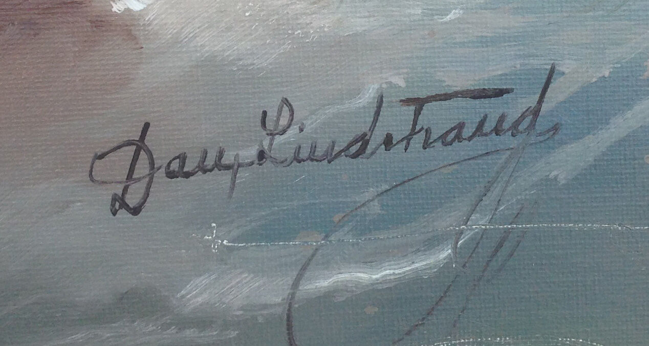 Dan Lindstrand (1904-1983): ROUGH SEA