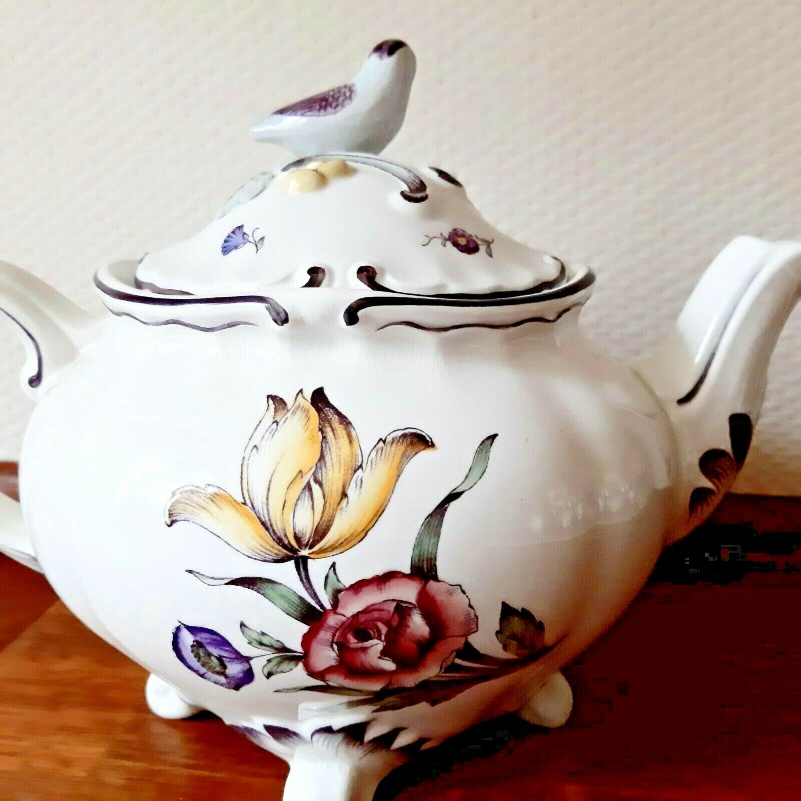 RORSTRANDIA Flower Tea Pot RORSTRAND Sweden