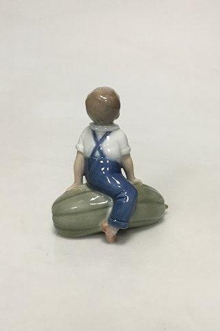 Royal Copenhagen Figurine Boy with Gourd No 4539/153