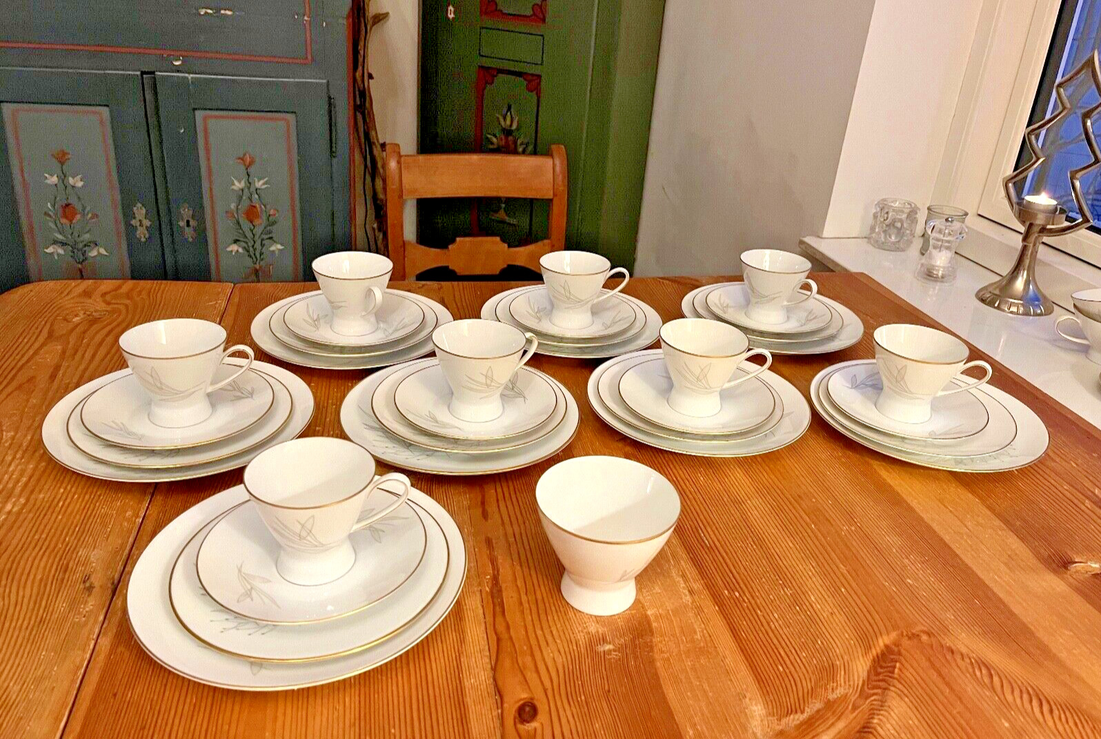 Rosenthal Mold 2000 Gold Edge Vintage 60s Coffee Set On Purchase Free Gift