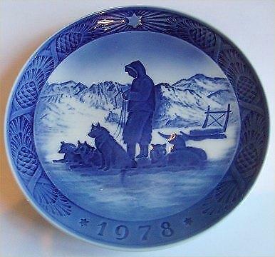 Royal Copenhagen RC Christmas Plate 1978