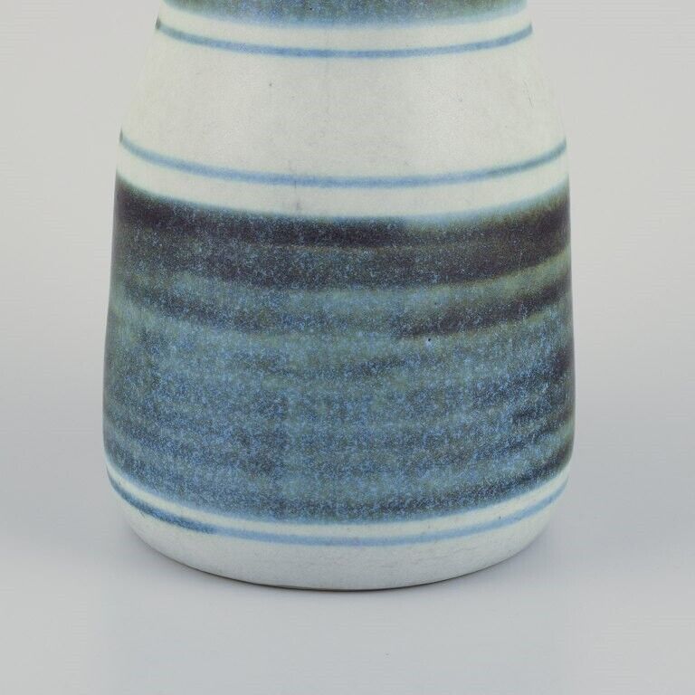 Gunnar Nylund for Rörstrand Sweden "Banderillo" vase with green-toned glaze