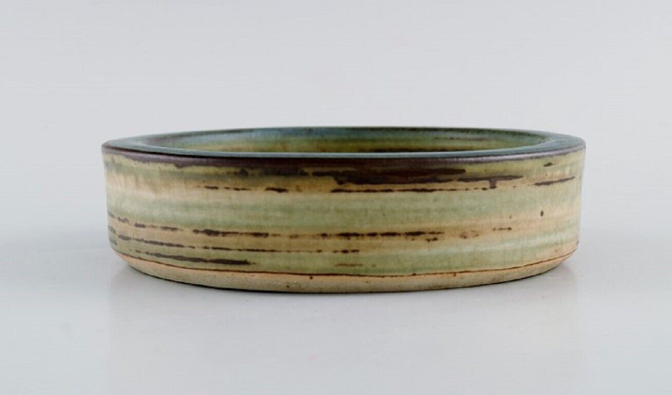 Royal Copenhagen low bowl in glazed ceramics with scorpion