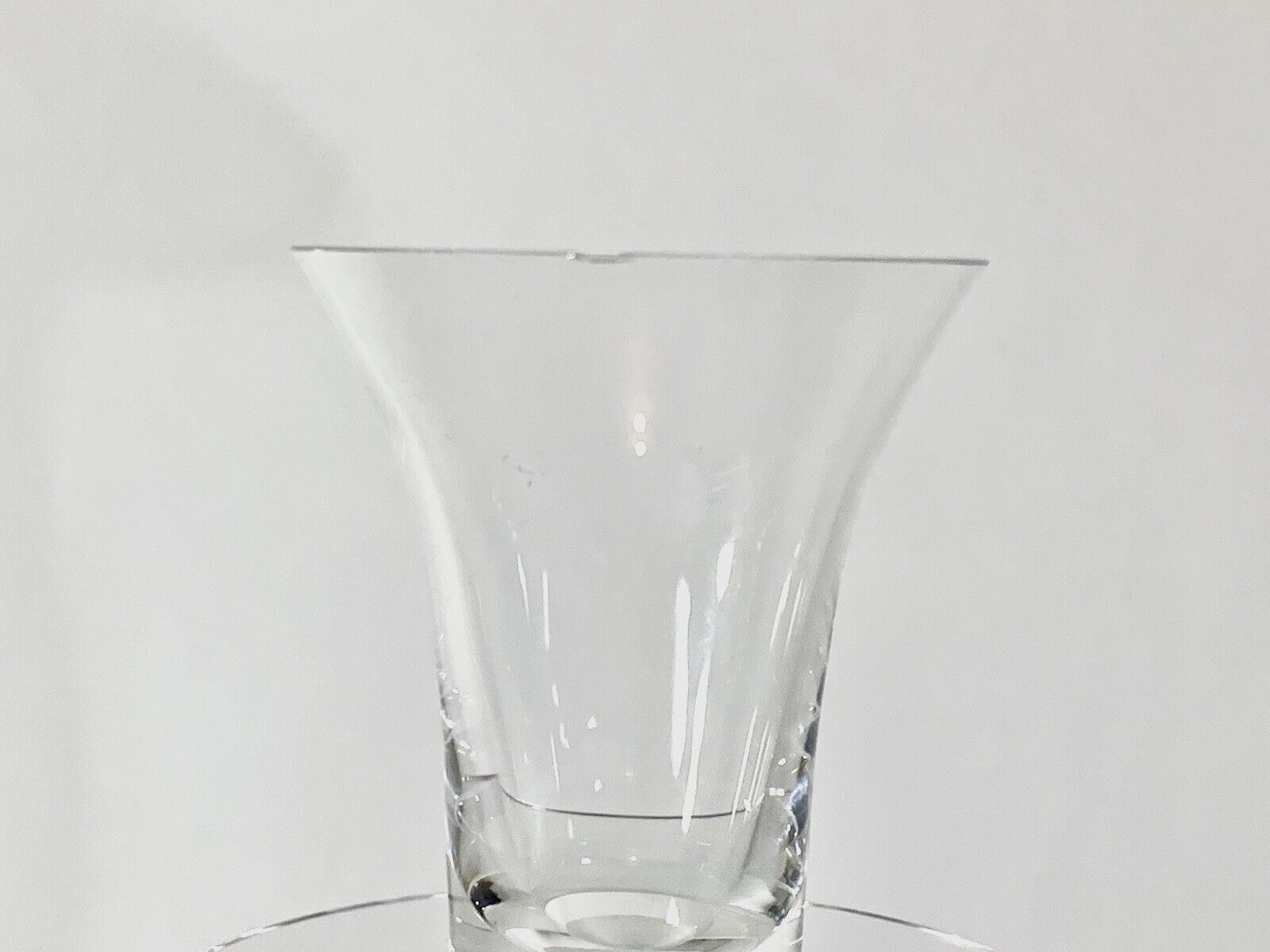 Orrefors Celeste Anne Nilsson White Clear Candle Holder 37 cm 145 inch