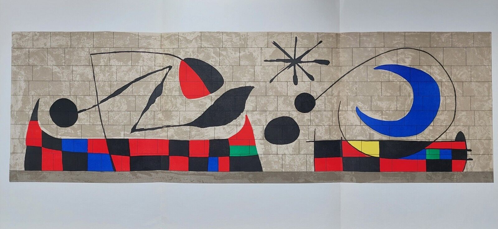 Joan MIRO Original color lithograph Galerie Maeght Paris 1958