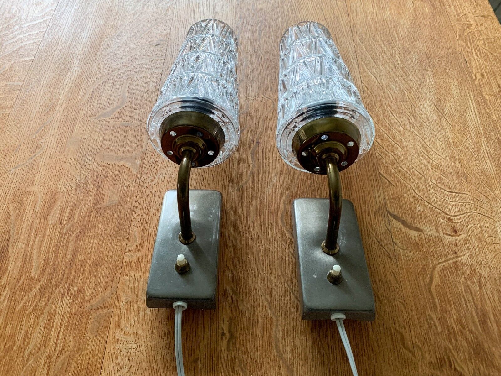 Set of Vintage Modern Wall Lamp Sconces by Astoria | 1960s Danish Design