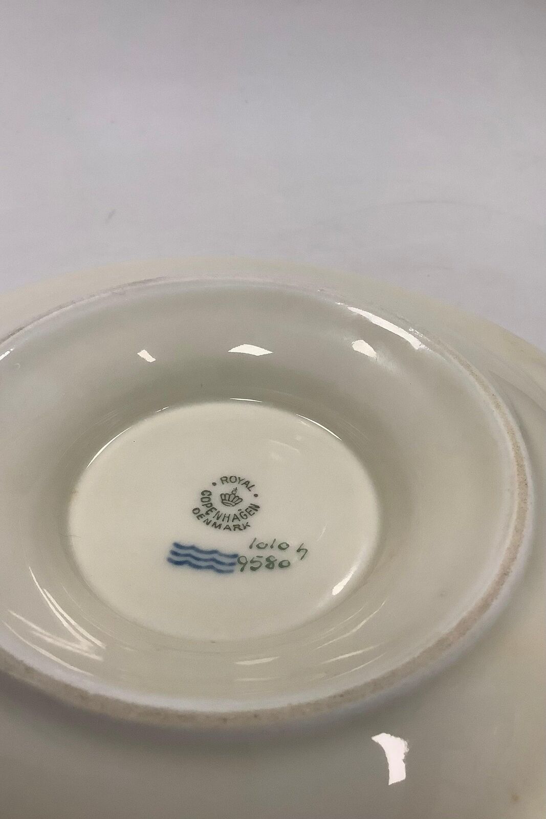 Royal Copenhagen Fensmark Gravy Bowl with Attached Saucer No 9580