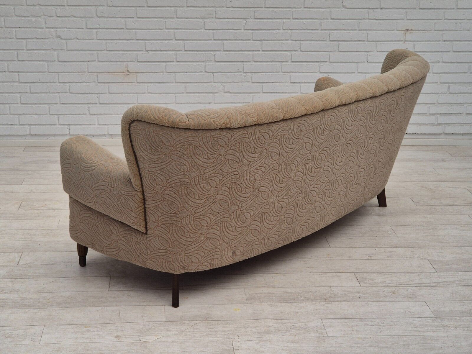 1960s Danish 3 seater sofa original good condition cotton-wool