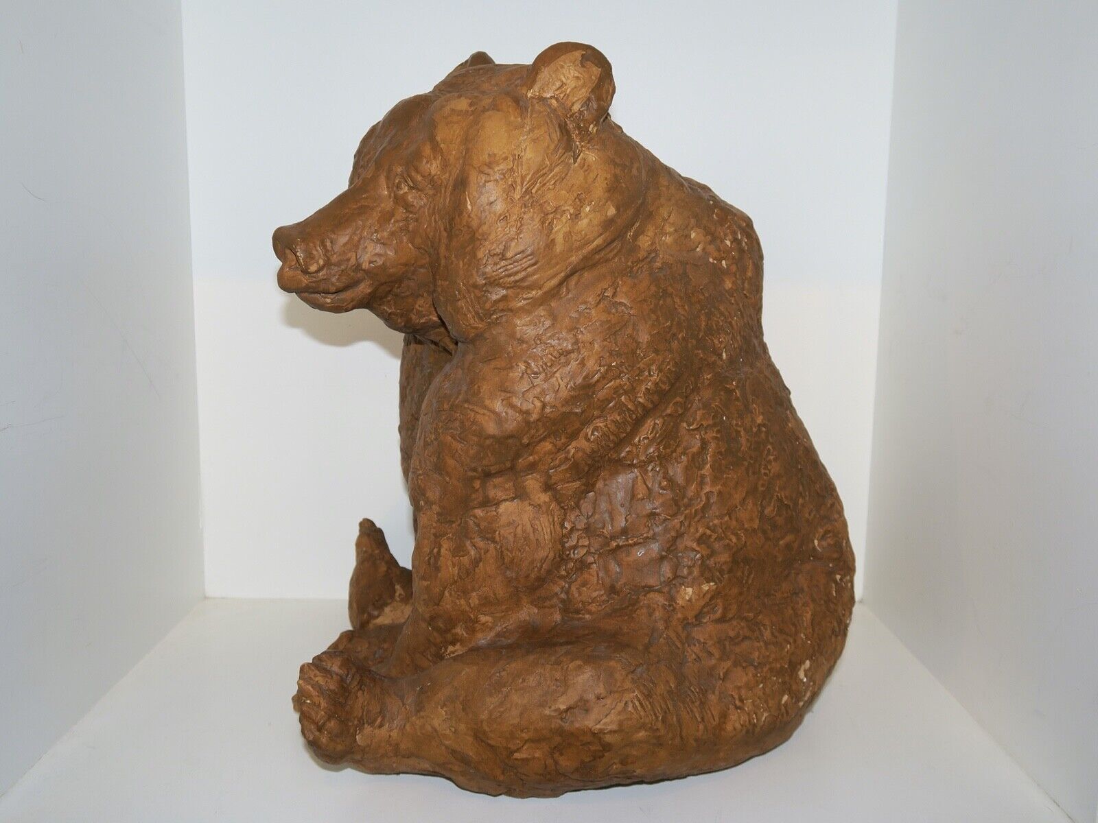 Very large Royal Copenhagen faience figurine bear by Jeanne Grut