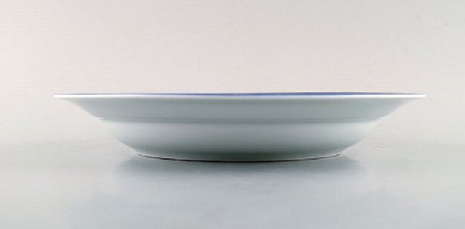 Royal Copenhagen "Magnolia" deep plate 10 pieces in stock Late 20th century