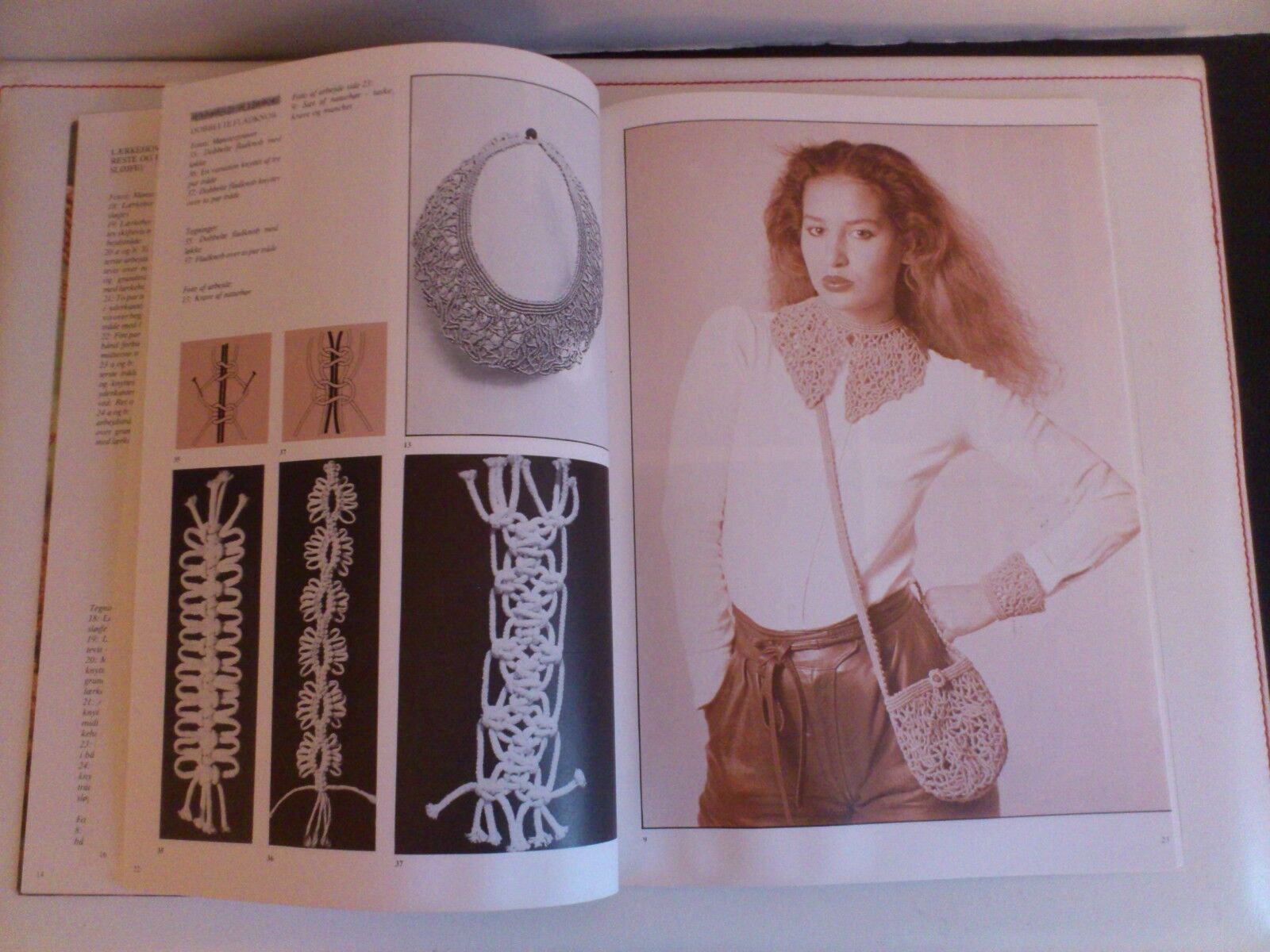 Danish Vintage book on the art of making MAKRAME Renata Madarova1990