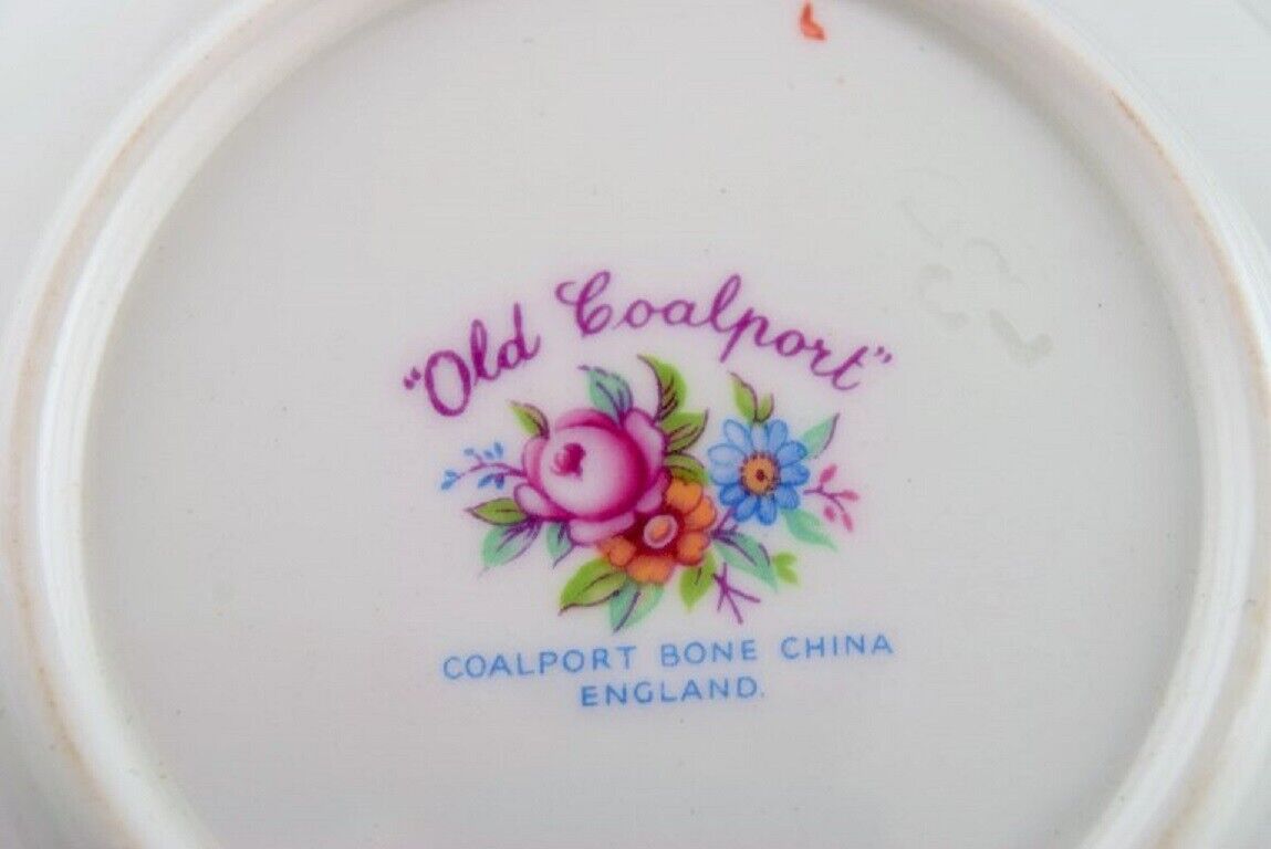 Coalport England Egoist breakfast / tea service in bone china