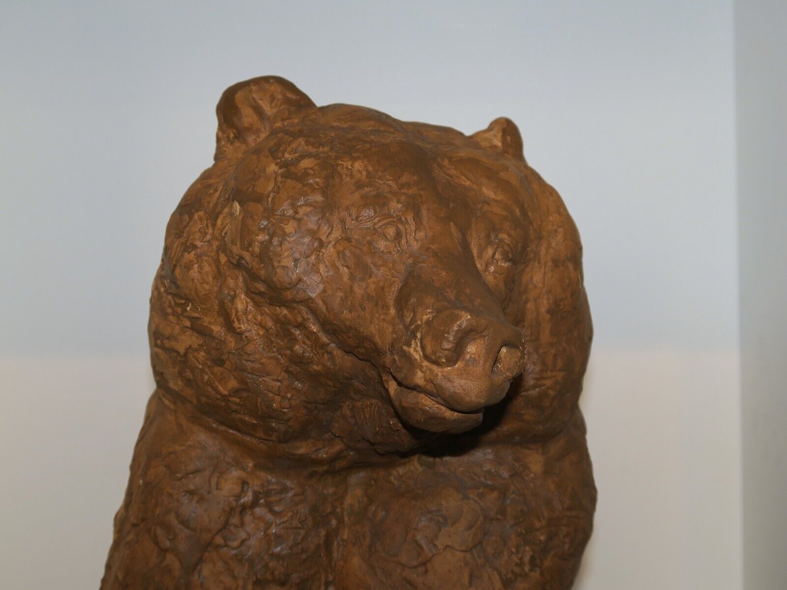 Very large Royal Copenhagen faience figurine bear by Jeanne Grut