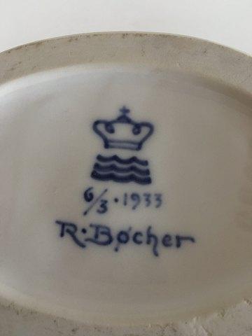 Unique Royal Copenhagen Porcelain Vase by Richard Bocher in 1933