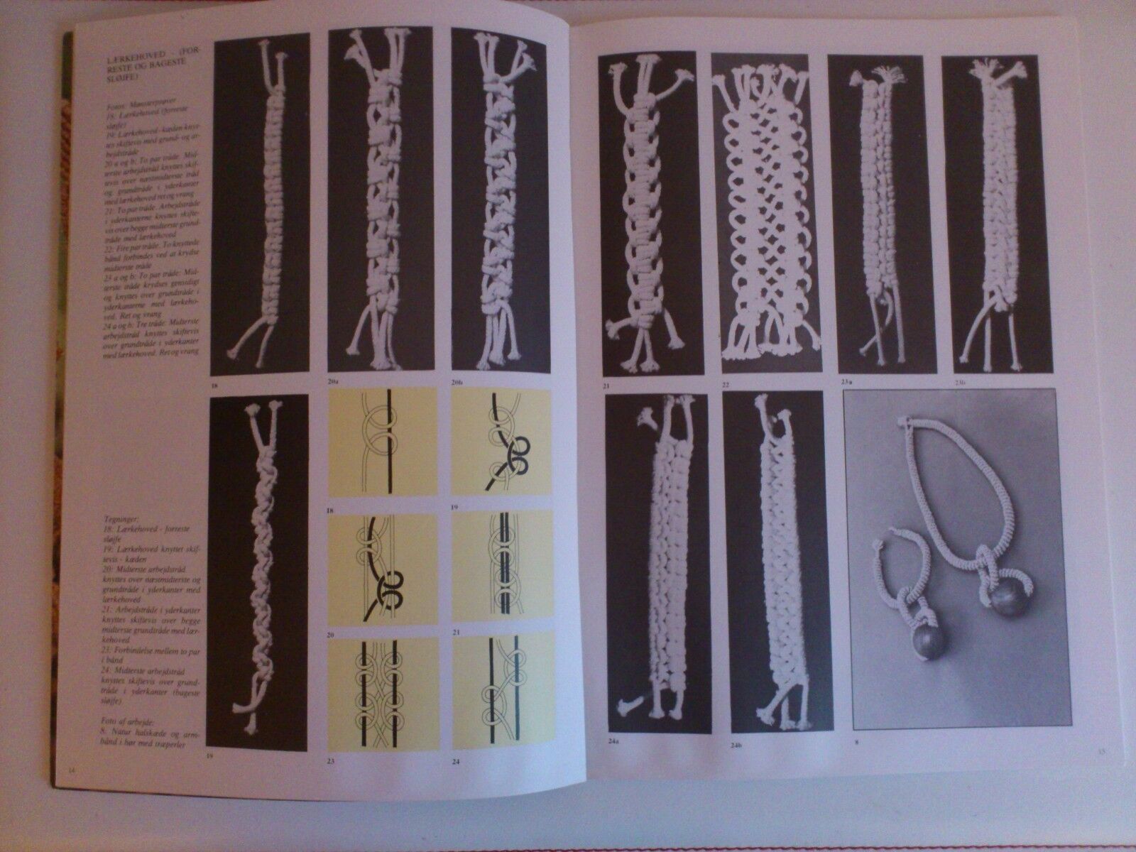 Danish Vintage book on the art of making MAKRAME Renata Madarova1990