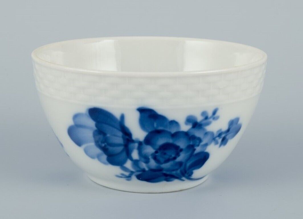 Royal Copenhagen Blue Flower Braided Porcelain sugar bowl and bouillon cup