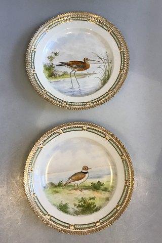 Royal Copenhagen Flora Danica/Fauna Danica Animal Luncheon Plates No 240/3550