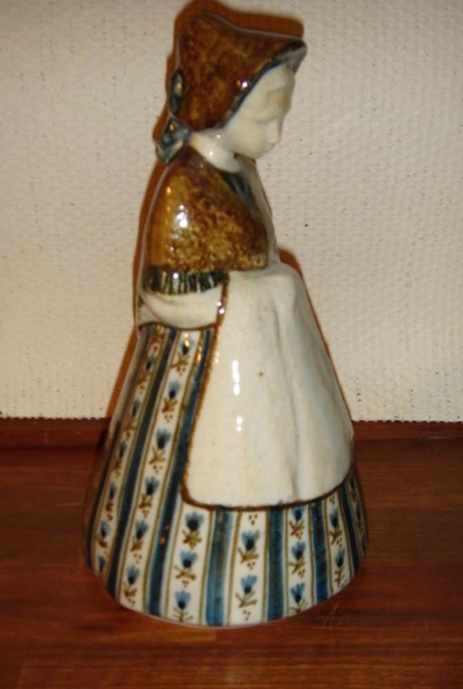 STONEWARE GIRL FIGURINE by Gudrun Meedom for Bing & Grondahl   # 7205/4