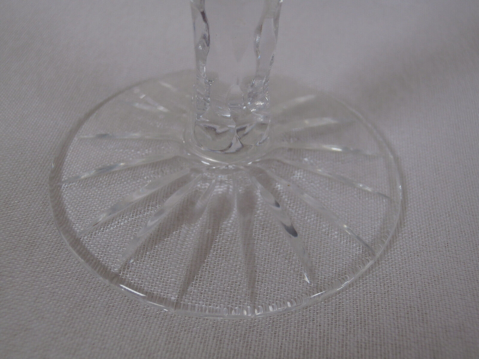 ~LOT of 6 cut to clear Traube by Nachtmann CORDIAL GLASS GOBLET 5 3/16" Bohemian