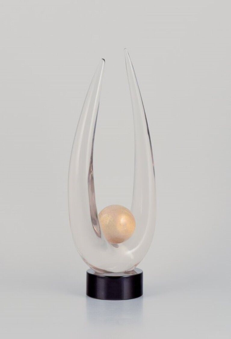 Archimede Seguso for Murano Large art glass sculpture  1970s