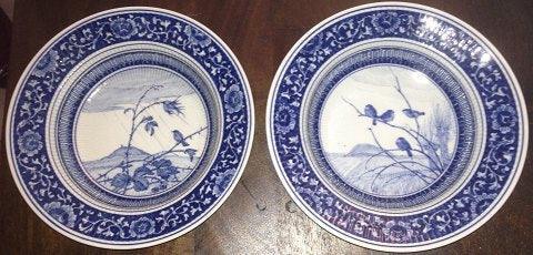 Royal Copenhagen Unique Bonnesen Service by Oluf Jensen Deep Plates with motif