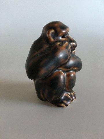 Royal Copenhagen Stoneware Gorilla Figurine No 20187