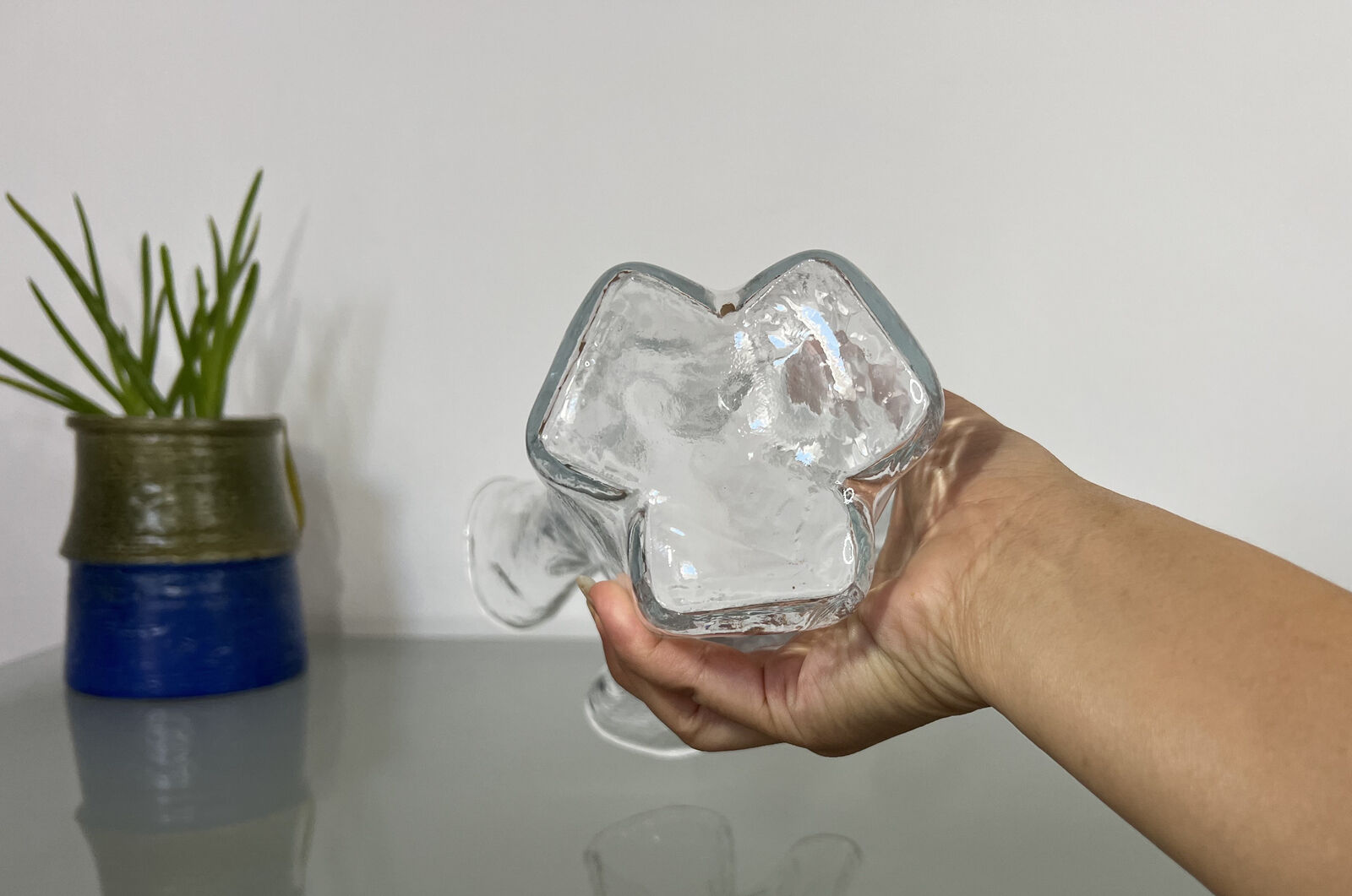 Muurla Finland Eva Glass Vase by Pertti Kallioinen