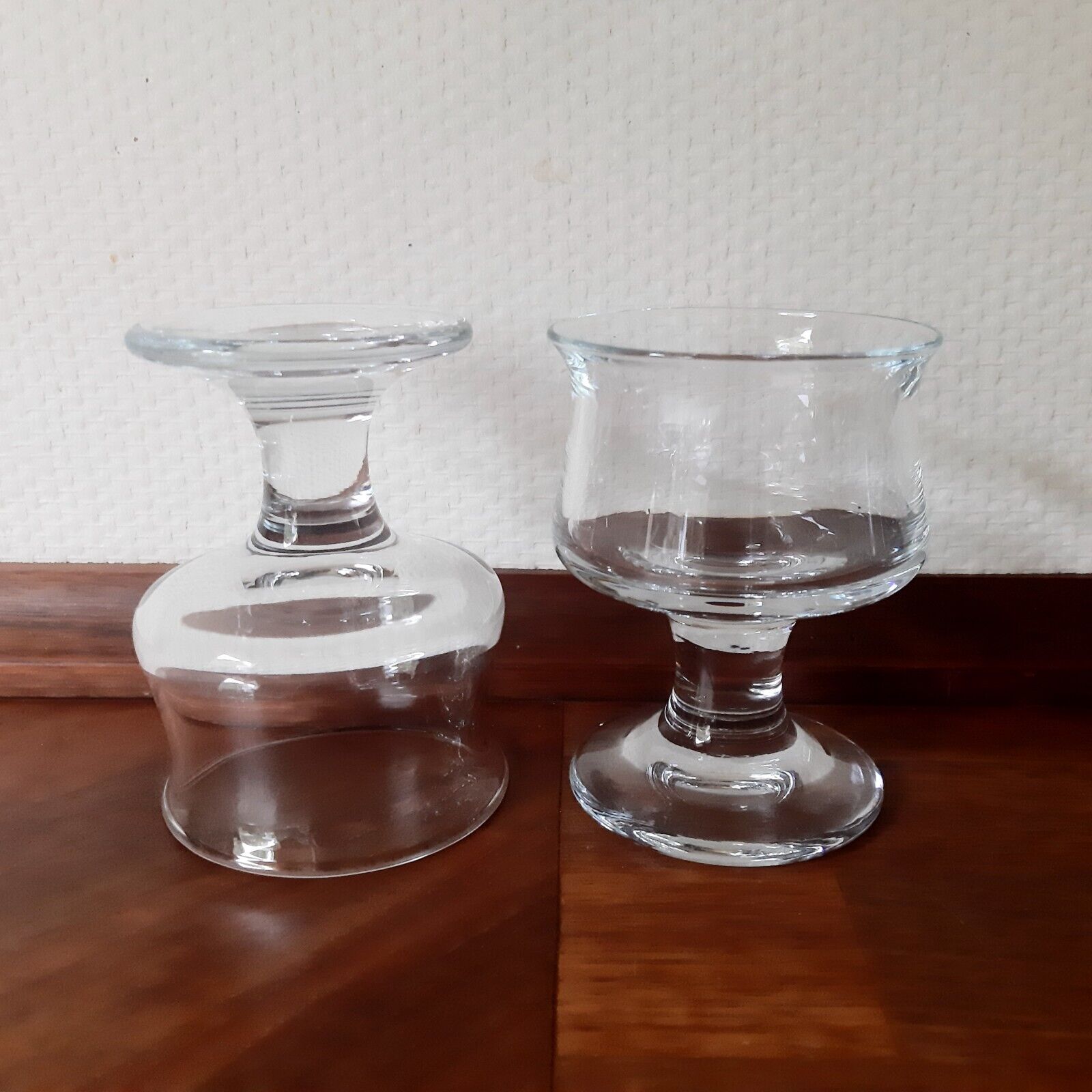 SHIP Set of 2 COCKTAIL Glasses PER LUTKEN HOLMEGAARD Signed