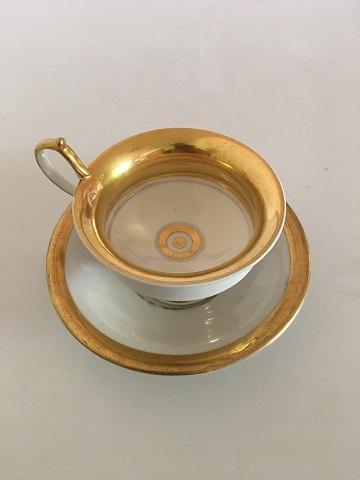 Royal Copenhagen Empire Cup and saucer from 1820-1850