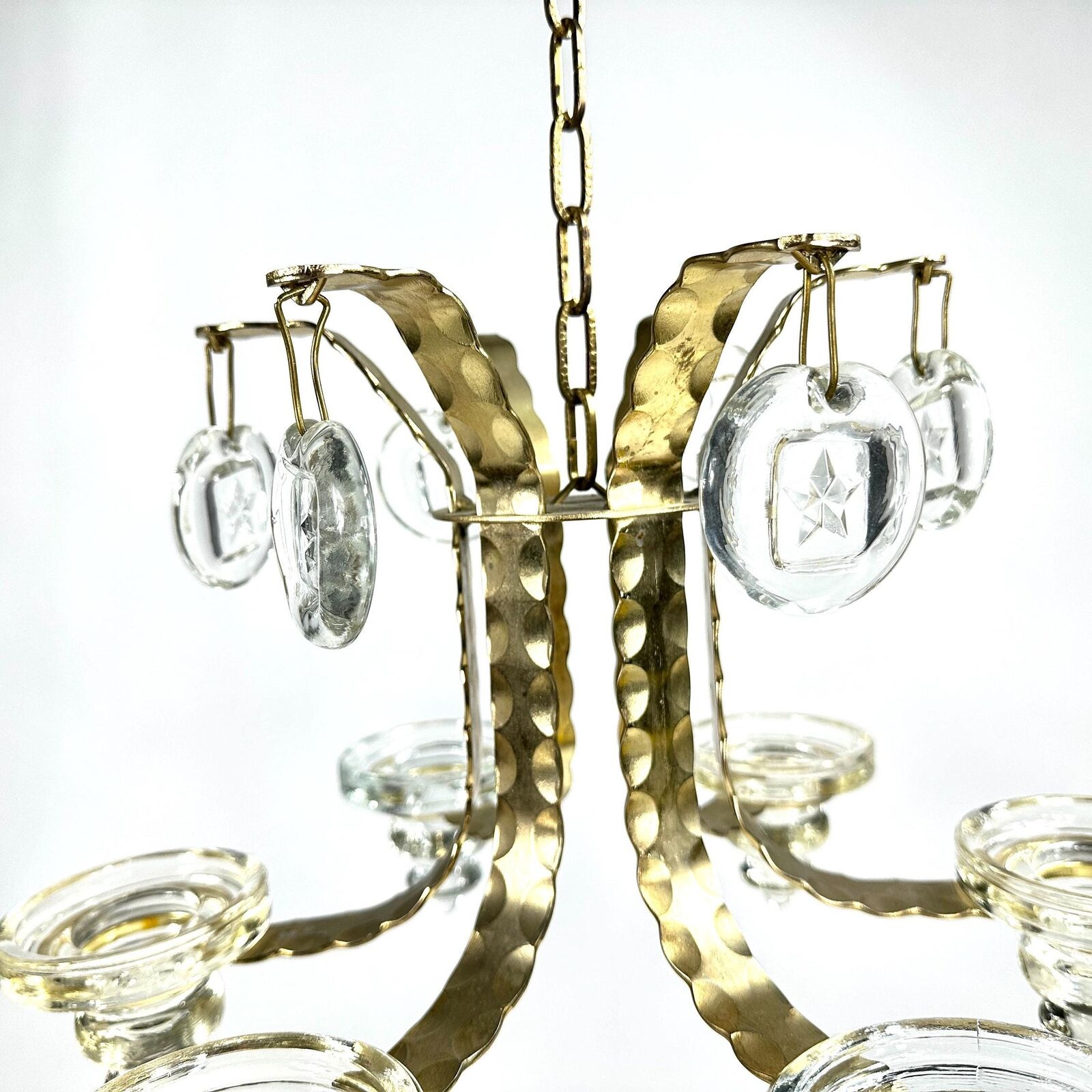 Chandelier Boda by Bertil Vallien / Erik Hoglund wrought iron handmade