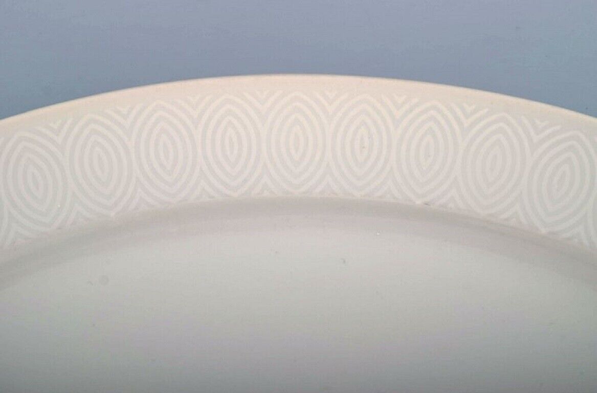 Royal Copenhagen Salto Service White Large oval serving dish