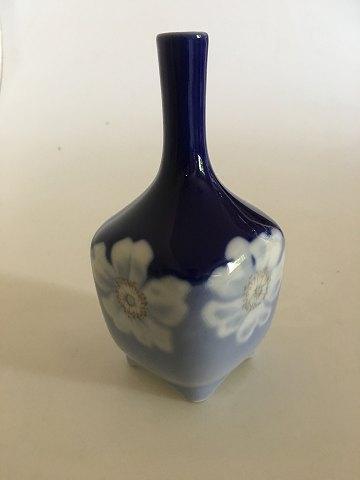 Royal Copenhagen Art Nouveau Vessel Vase No 367/135 with Flower decoration