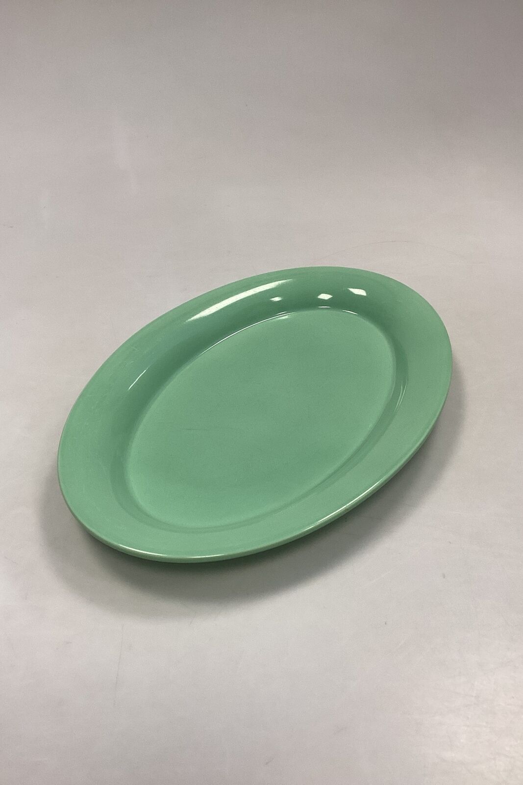 Royal Copenhagen Ursula oval Plate in Light Green No 624