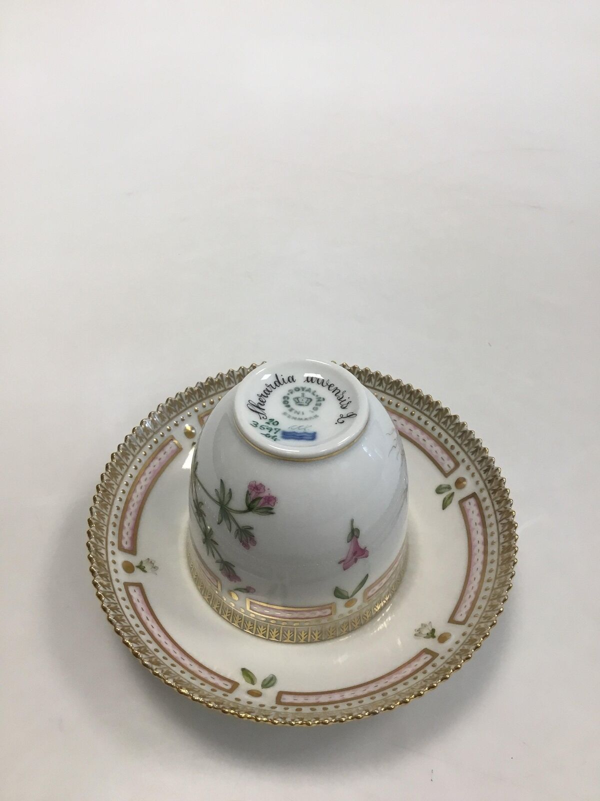 Royal Copenhagen Flora Danica Coffee Cup and Saucer No 20/3597