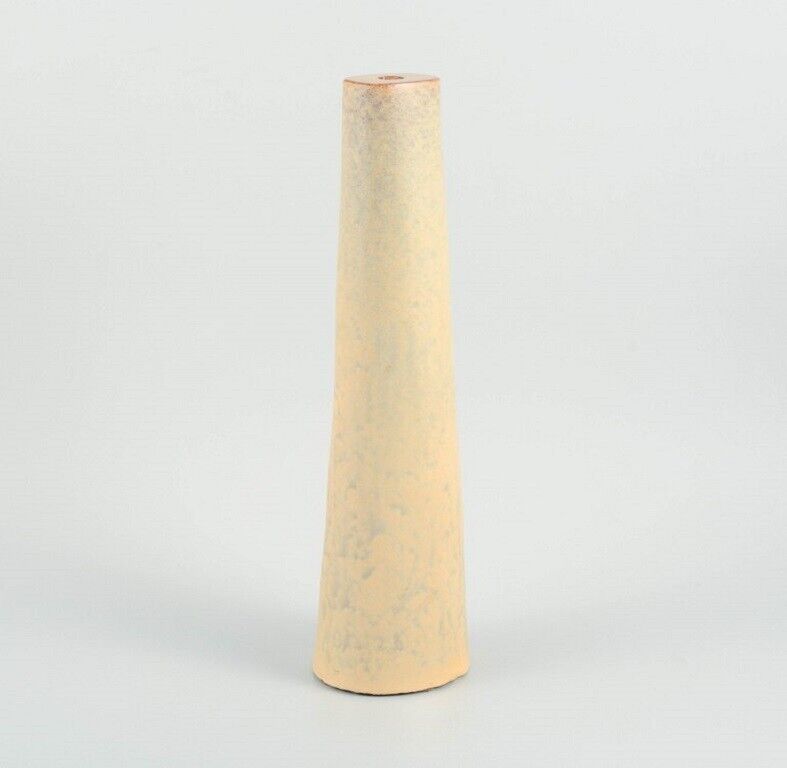 Marcello Fantoni (1915-2011) Italy Ceramic vase in yellow glaze 1960s