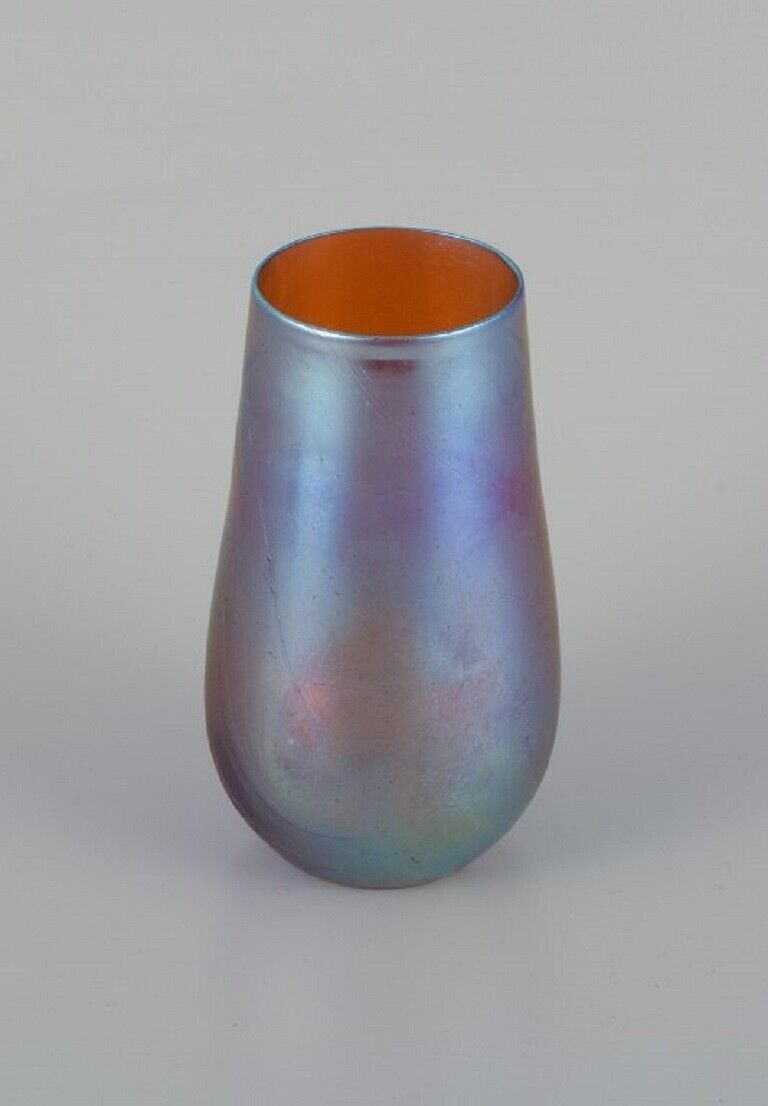 WMF Germany Vase in iridescent Myra art glass 1930s