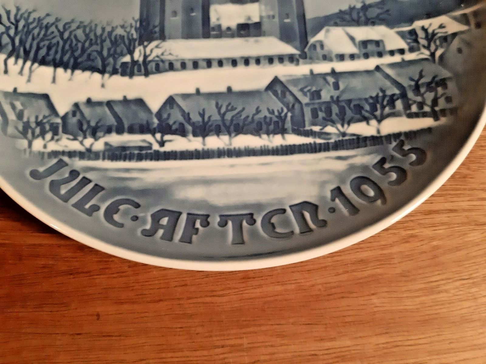 1955 Christmas plate BING & GRONDAHL Royal Copenhagen Fact 1