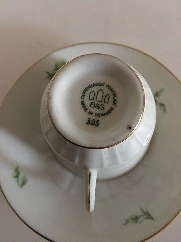 "Klitrose" Bing  Grondahl Coffee Cup and Saucer No 305