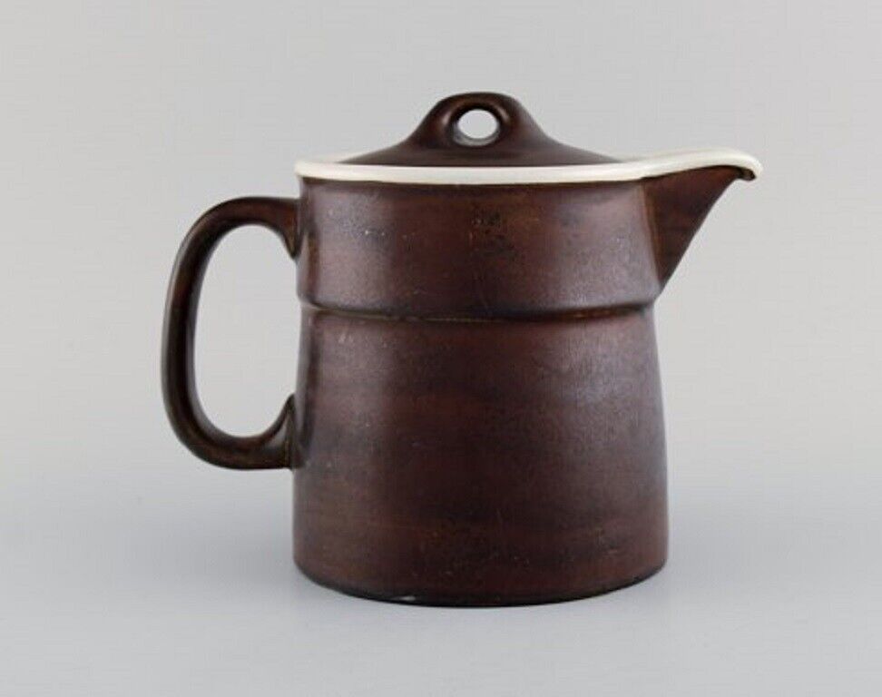 Stig Lindberg for Gustavsberg Coq Tea service for six people Rustic design