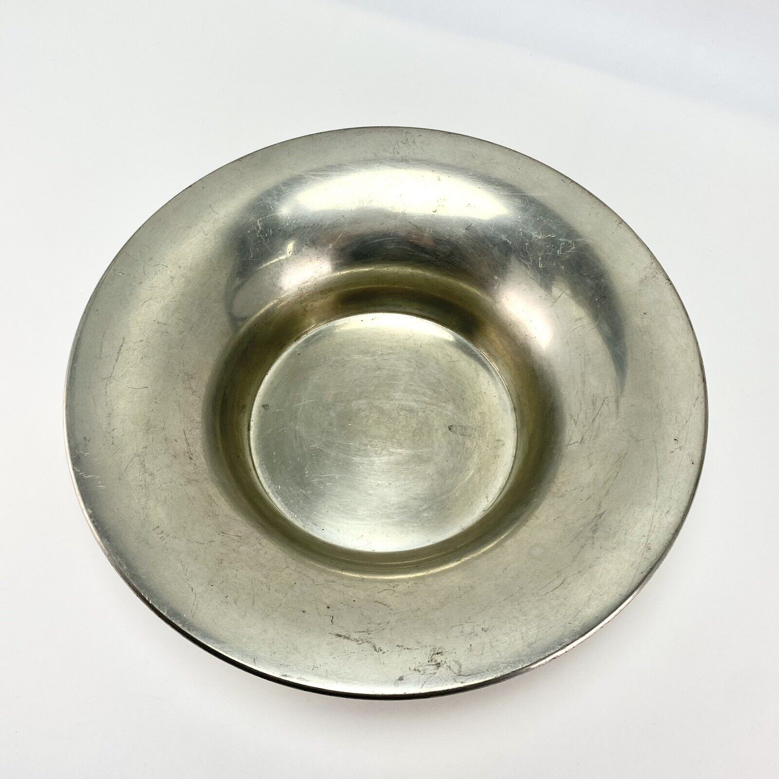 Vtg Danish Mid-Century Modern Just Andersen Nanna Ditzel Pewter Fruit Bowl Dish