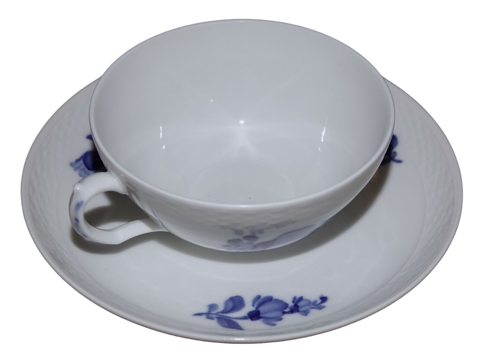 Royal Copenhagen Blue Flower Braided Tea Cup  #8049 18 sets in stock